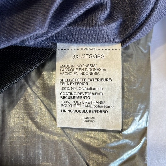 Under Armour Project Rock Men's Iron Paradise Silver Disrupt Bomber Jacket 3XL - Picture 10 of 10